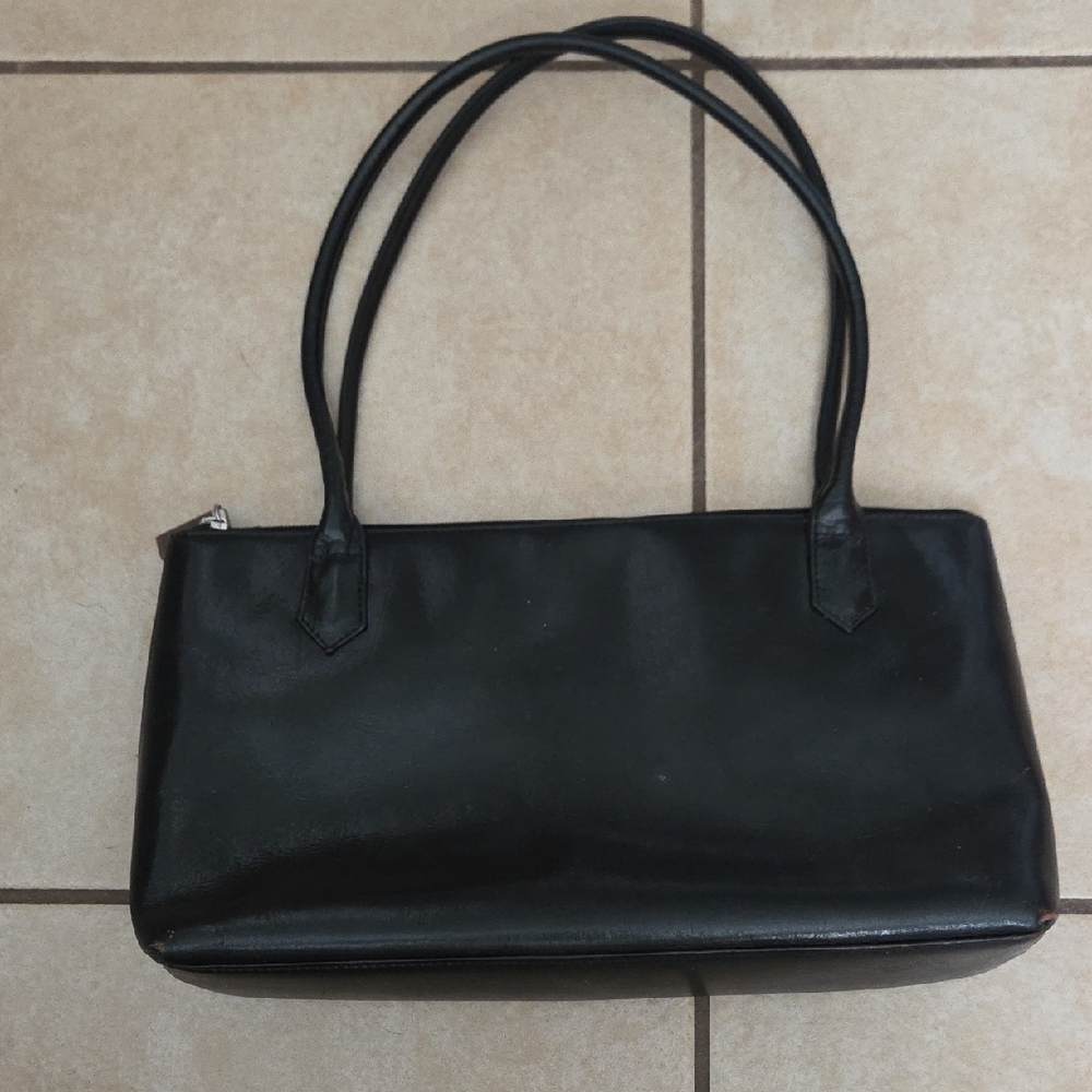 Hobo Black Leather Handbag - Picture 2 of 16